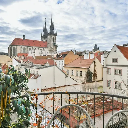 Romantic Cathedral View Old Town, Balcony * 布拉格